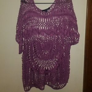 Crochet style top
